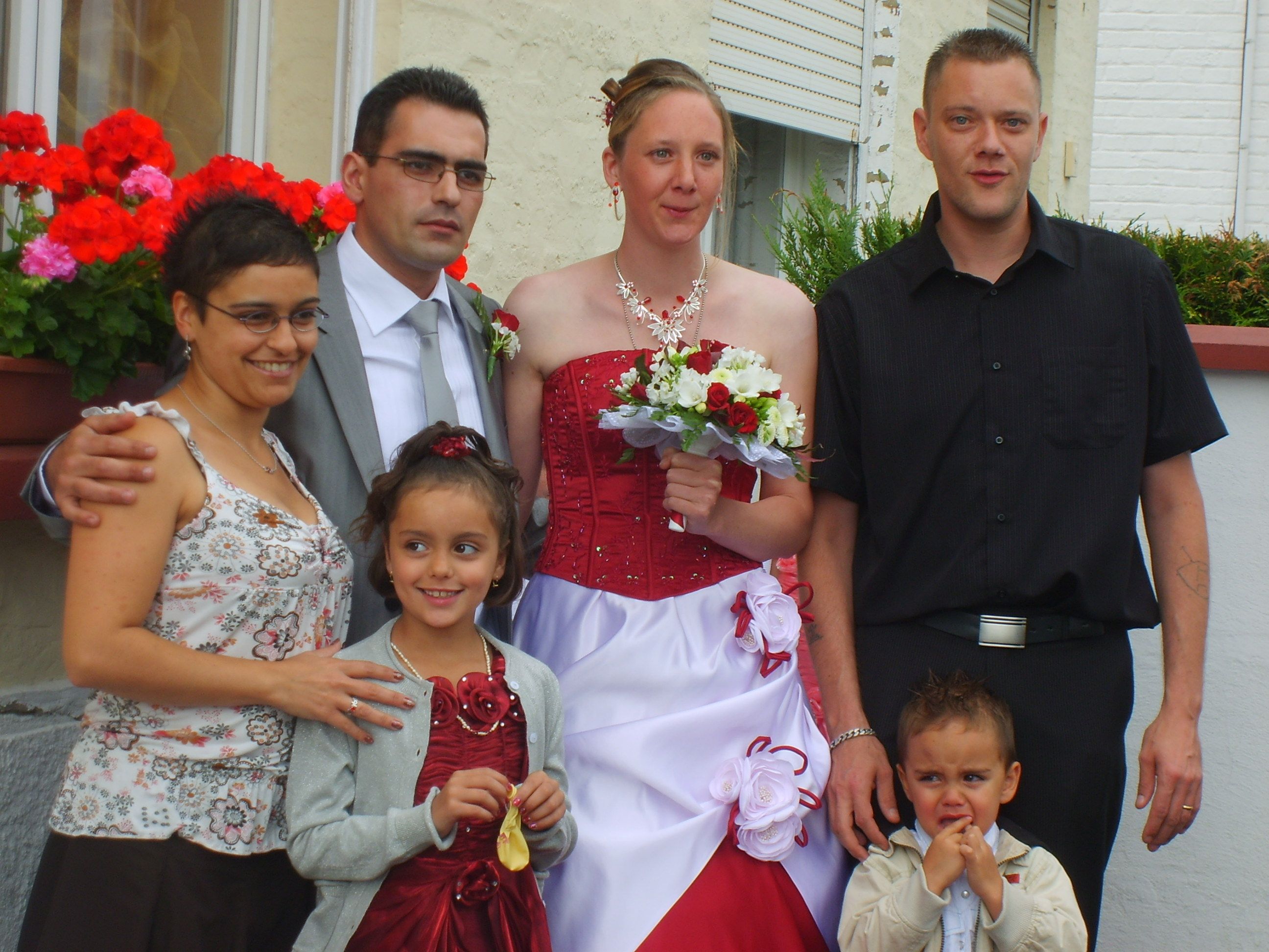 ma belle soeur mon frère leurs enfants mon bébé et moi